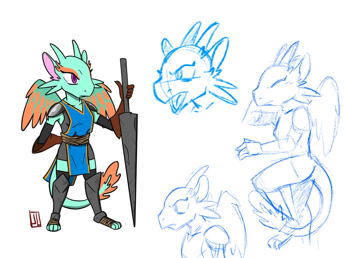 Character Design: Dragon Knight
