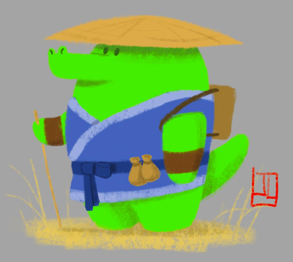 Illustration: Crocodile Traveler