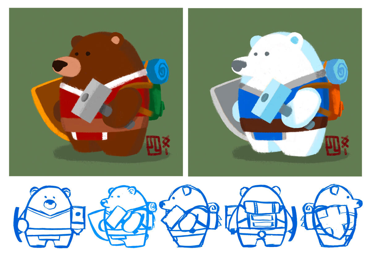 Character Design for 3D modeling